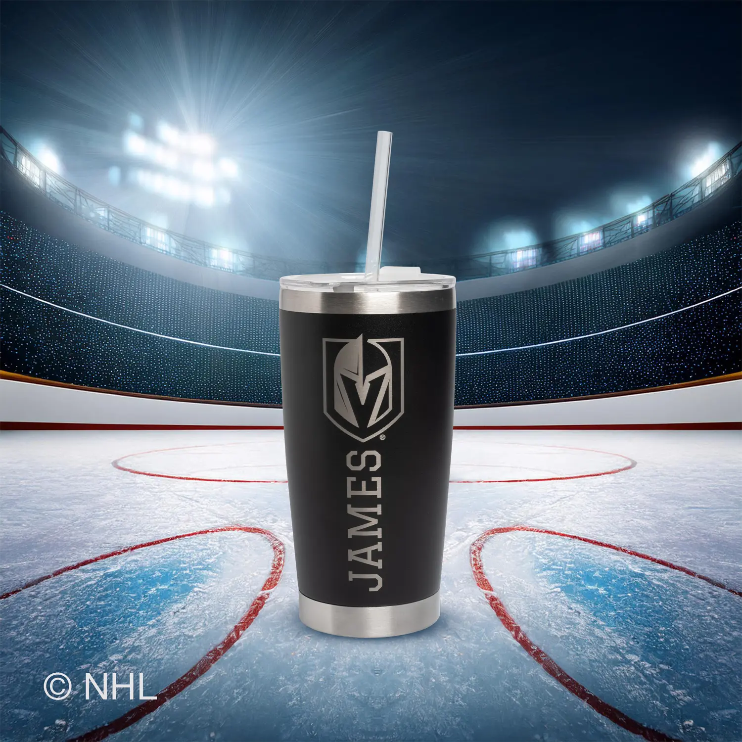 20oz. NHL Stainless Steel Tumbler - Image 14