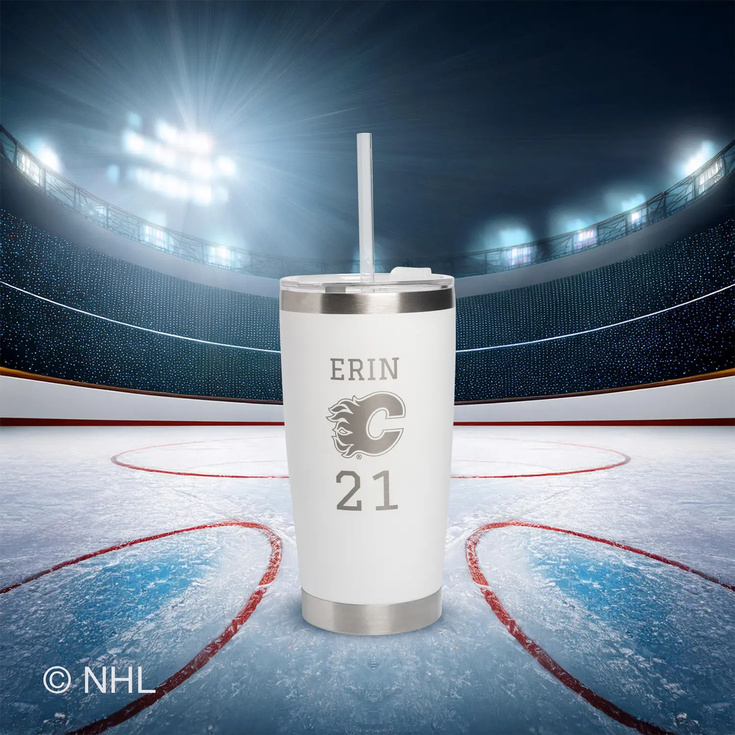 20oz. NHL Stainless Steel Tumbler - Image 32