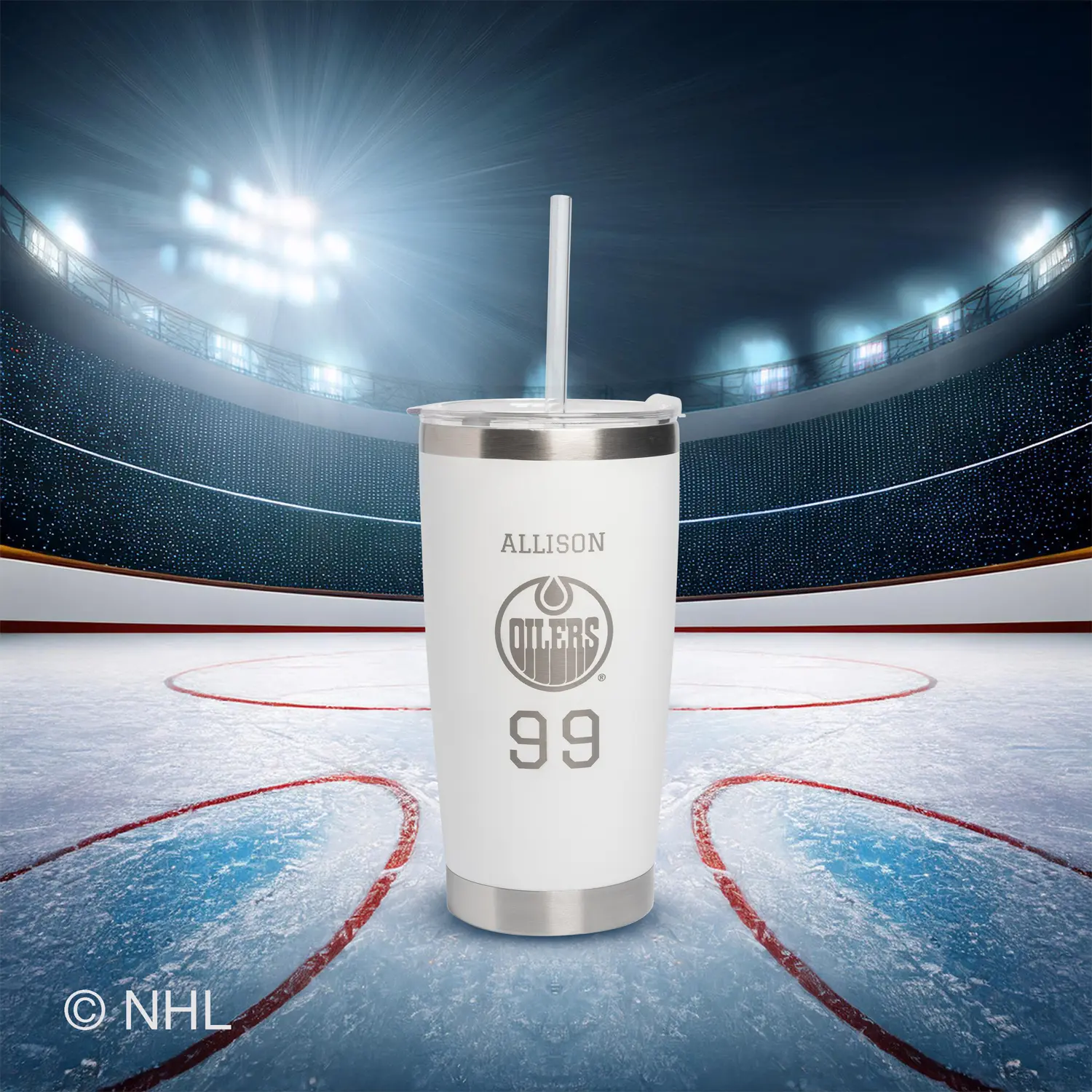 20oz. NHL Stainless Steel Tumbler - Image 33