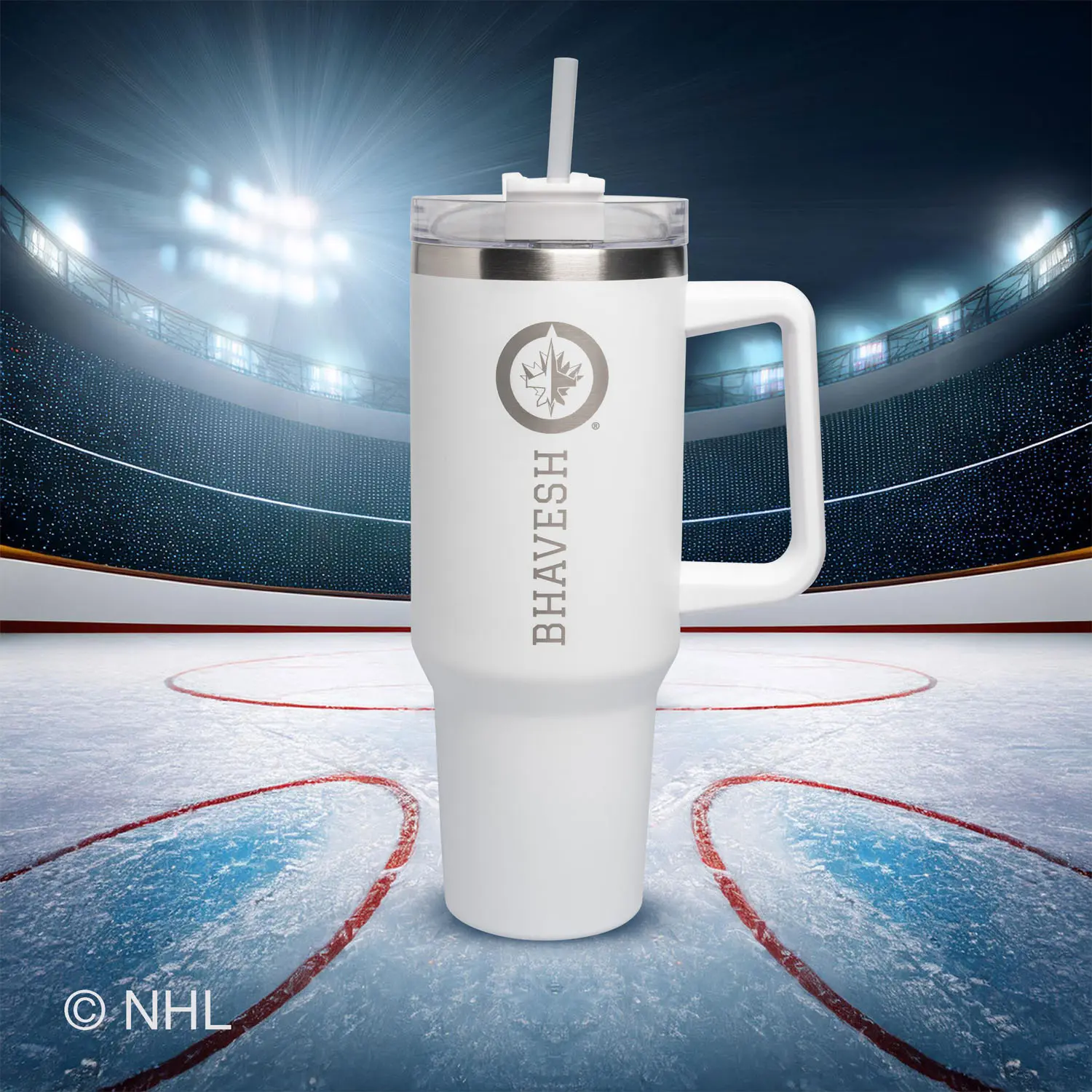 40oz. NHL Stainless Steel Tumbler - Image 3