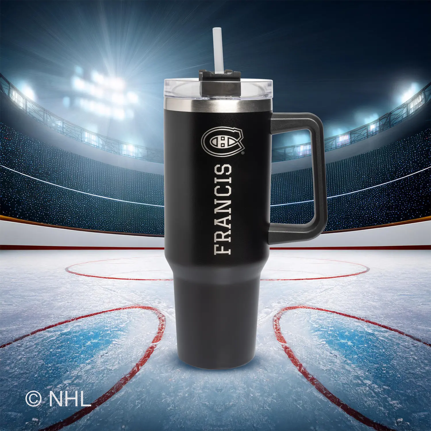 40oz. NHL Stainless Steel Tumbler - Image 8