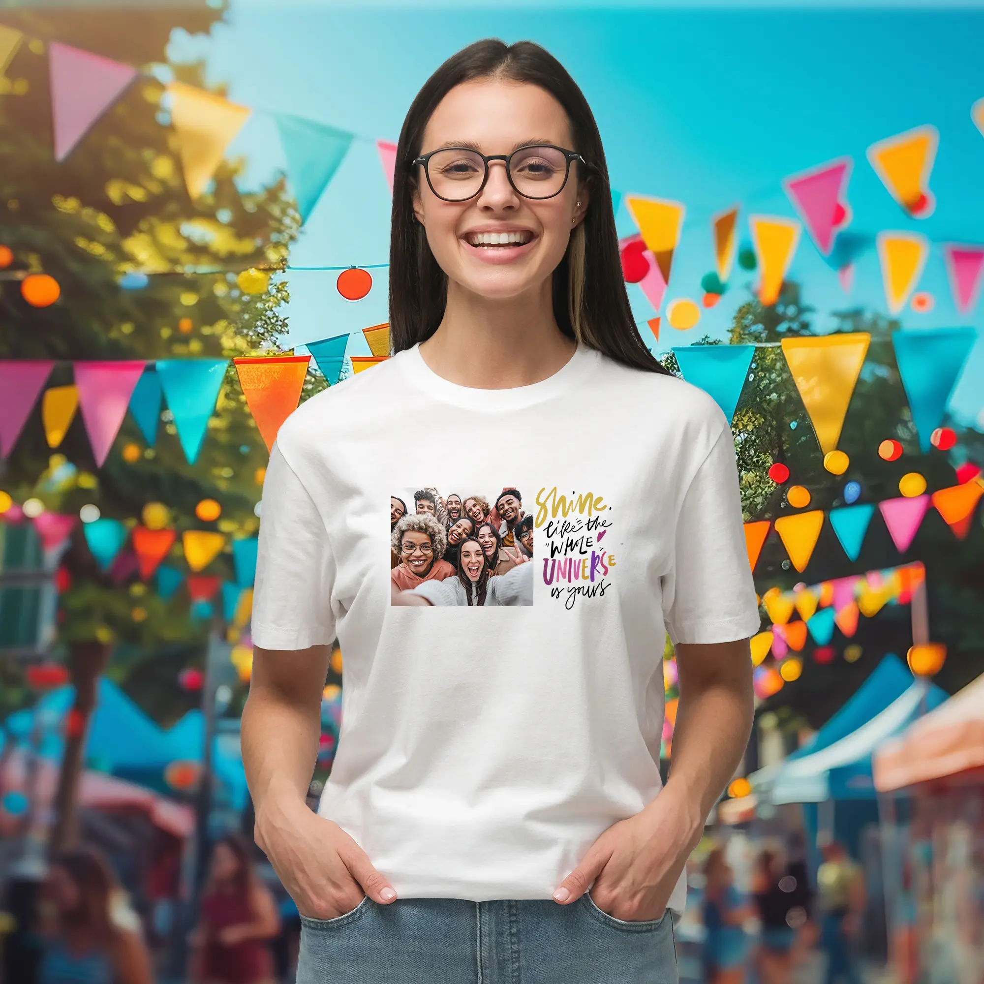 Custom White T-Shirt - Image 4